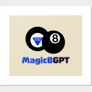 Magic 8 GPT - retro Posters and Art